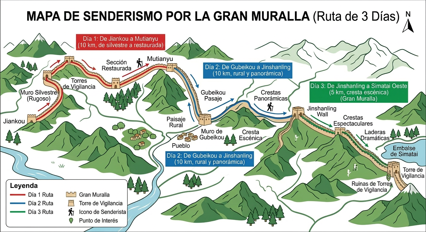 Senderismo 3 Días por la Gran Muralla